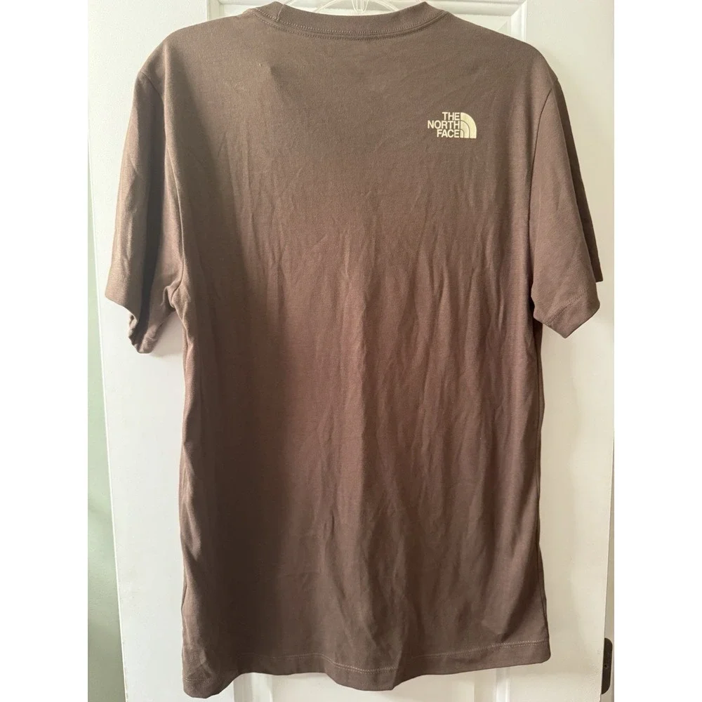 The North Face TNF Bear Short Sleeve Tee Brown Smokey Size S Graphic